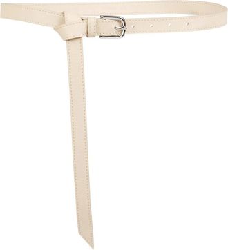 Eleventy Nappa Leather Belt - female - Eleventy - Belts - Beige - 85 CM - Accessories