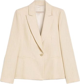 Pennyblack Pbpebano Blazer - Dames - Blazers - Wit - XL - Katoen - Jassen
