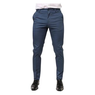 Dolce & Gabbana Heren, Broeken, Blauw, Maat: S Katoen