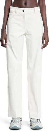 Moncler Cotton Gabardine Straight Leg Trousers