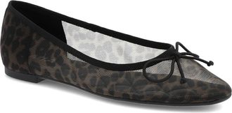 Mia Valtina Mesh Ballet Flat in Leopard Print at Nordstrom Rack, Size 8.5