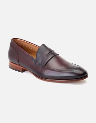 base Mens Bruno Mens Penny Loafer - Brown - Size: 11