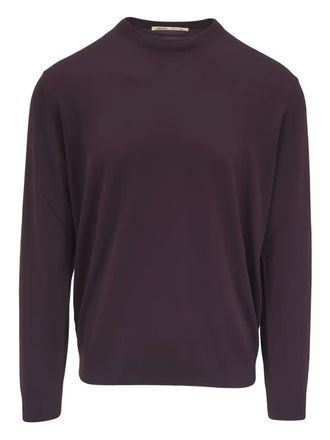 Maurizio Baldassari long-sleeve crew neck sweater - Red