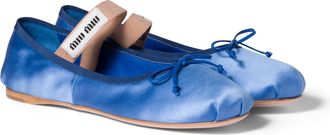 Miu Miu Satin ballerinas