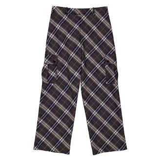 Burberry Check Wool Tailored Trousers, Brand Size 48 ( Waist Size 32.7 )
