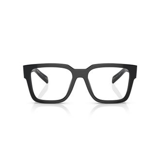 Prada 0pr 08zv Square Black Acetate Eyeglasses