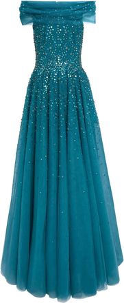 Jenny Packham Abito da sera Bee - Blu