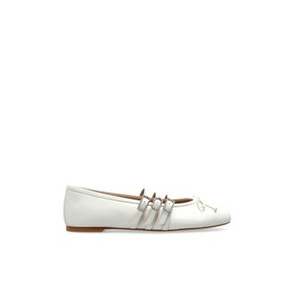 Stuart Weitzman Ballerinas, female, White, Size: 5 1/2 US Celeste ballet flats