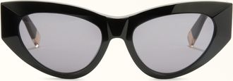 Furla Occhiali Da Sole Nero Nero Acetato Donna