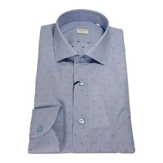 Xacus Shirt 81706901 - Heren - Casual Overhemden - Blauw - S - Katoen - Overhemden