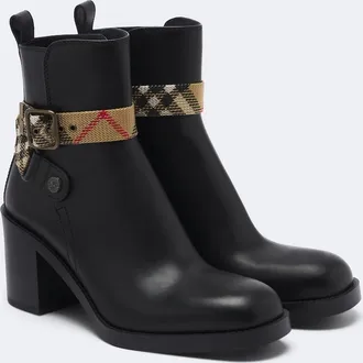 Burberry Huntley leather ankle boots