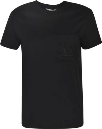 Max Mara Papaia 1 T-shirt - Dames - T-shirts - Zwart - XS - Katoen - Tops