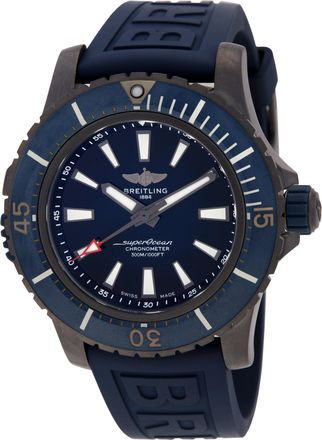 Breitling Pre-owned Breitling Superocean 48 Automatic Chronometer Blue Dial Mens Watch V17369161C1S1