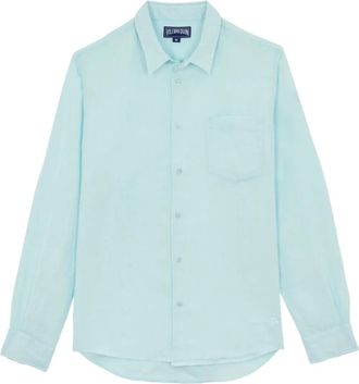 Vilebrequin Camicia in lino - Blu
