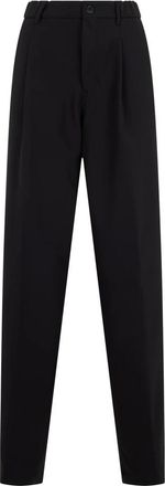 Slowear Pantaloni a vita alta in tessuto tecnico - - Trousers - Uomo - Nero - M