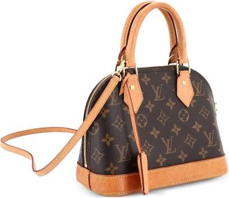 Louis Vuitton Alma handtas BB crossbodytas met monogram canvas - Bruin