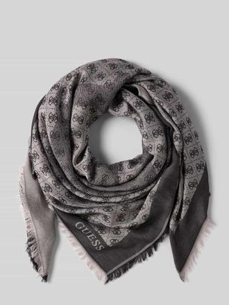 Guess Tuch aus Viskose mit Logo-Muster Modell ECO ERICA KEFIAH in Black, Gr&ouml;&szlig;e 1