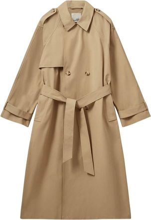 Sofie Schnoor Filippasw Coat - Dames - Trenchcoats - Beige - L - Katoen - Jassen