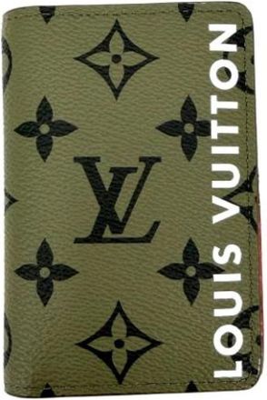 Louis Vuitton Pre-owned Canvas wallets - Heren - Vintage Accessoires - Groen - ONE Size - Vintage