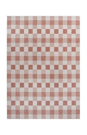 Jonathan Y Designs Darcy Traditional Geometric Bold Gingham Indoor/Outdoor Area Rug in Salmon/cream at Nordstrom, Size 4Ft 0In X 6Ft 0In