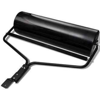 Berkfield Home Black Garden Lawn Grass Roller 68 L