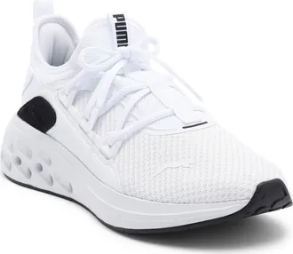 Puma SoftRide Frequence Street Sneaker in Puma White/Feather Gray at Nordstrom Rack, Size 10.5