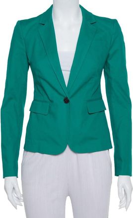 Joseph Green Stretch Cotton Watch Short Blazer