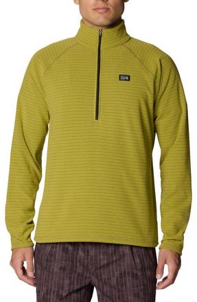 Mountain Hardwear Summit Grid Half-Zip in Bright Fatigue at Nordstrom, Size Xx-Large