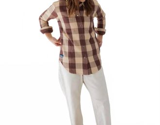 Kavu Wren Flannel Shacket In Ground Cover