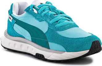 Puma Unisex Wild Rider Vintage Athletics Shoe, Electric Pool Elek, 8.5 UK