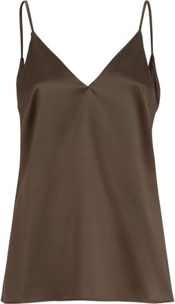Brunello Cucinelli Blusa - Tops - Mujer - Marr&oacute;n - XL