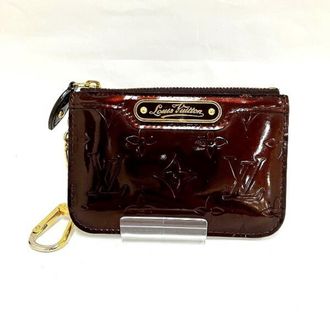 Louis Vuitton Amarante Leather Coin Purse/Coin Case (Pre-Owned)