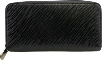 Louis Vuitton Pre-owned Wallets, female, Black, Size: ONE SIZE Pre-owned Zip Around Wallet
