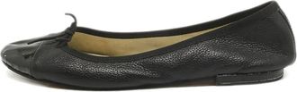 Repetto Ballerine in pelle verniciata con fiocco - Nero