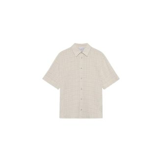 Won Hundred Short Sleeve Shirts, male, Beige, Size: XL Daniel Shirt