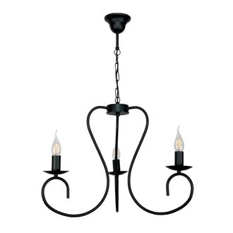 OEM L&aacute;mpara Colgante, Ara&ntilde;a, Candelabro, Negro Cl&aacute;sico 15-522 Plomyk