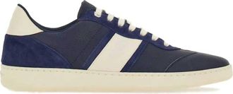 Ferragamo Mens Achille Sneaker In Blue