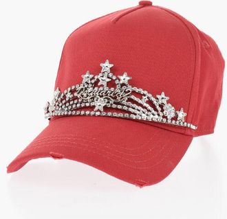 Dsquared2 Solid-Color Baseball Cap with Crown size One Size