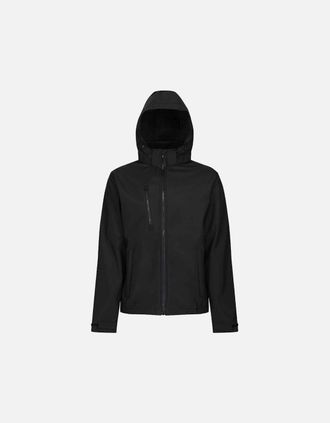 Regatta Mens Regatta Mens Venturer Three Layer Soft Shell Jacket - Black - Size: Regular/36