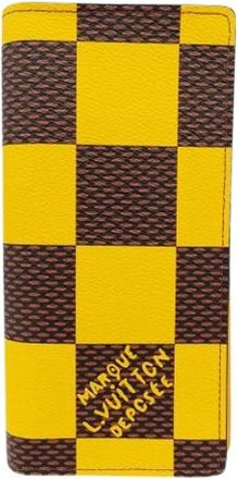 Louis Vuitton Pre-owned Wallets, male, Yellow, Size: ONE SIZE Pre-owned Long wallet (bi-fold)