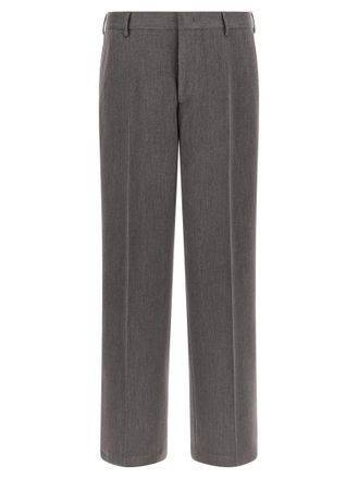 Cellar Door Dark Grey Flat Front Pants