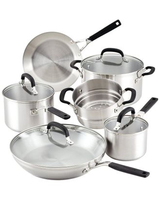 KitchenAid Kitchenaid Stainless Steel Cookware Induction Pots And Pans Set