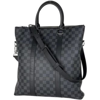 Louis Vuitton Tweedehands Canvas Louis Vuitton tassen - Heren - Pre-owned - Zwart - Maat: ONE Size