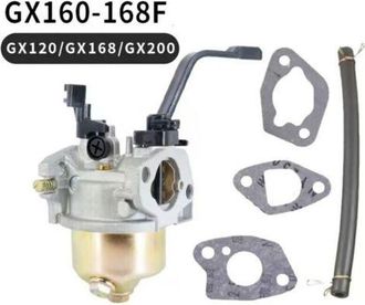 OEM Carburatore Con Guarnizione Compatibile Con Motori Per Generatori A Benzina Honda Gx120 Gx160 Gx200 Da 4,10 Kw E 4,85 Kw