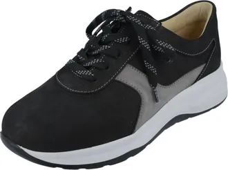 Finn Comfort Mens Buggy Patagonia Wide Walking Shoes In Schwarz/street