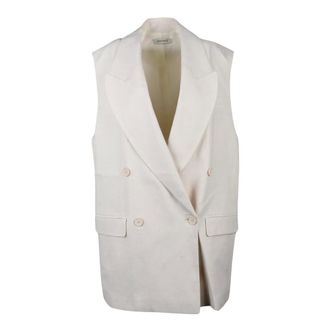 Hinnominate Chaleco cruzado - Jackets - Mujer - Beige - S