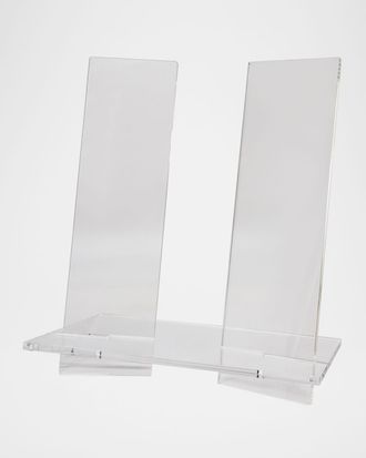 Tizo Design Clear Lucite Vertical Book Stand