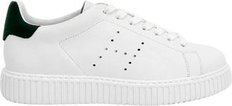 Hogan H677 Allacc H Fori - Heren - Sneakers - Wit - 38 1/2 EU - Leer - Schoenen