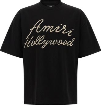 Amiri Hombre, Camisetas, Negro, Talla: XL