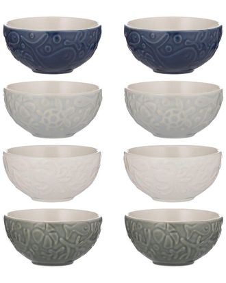 Mason Cash Mason Cash Set Of 8 Nautical Food Prep Bowls